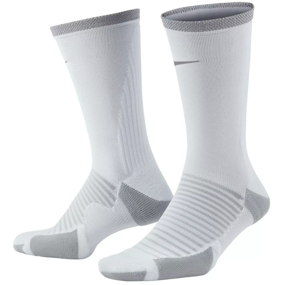 Nike Spark Cushioned Crew Running Socks White Men 6-7.5 Women 7.5-9 - 3-Pack $60 - Picture 2 of 5